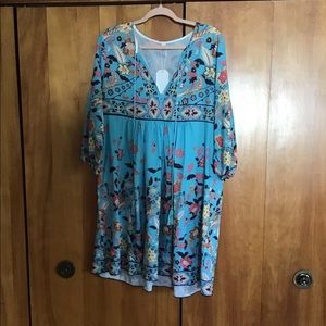 Pretty turquoise dress